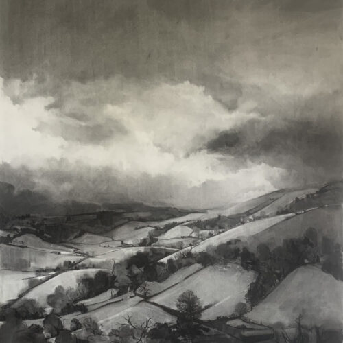 Beauty - charcoal on paper - 140 cms x 165cms