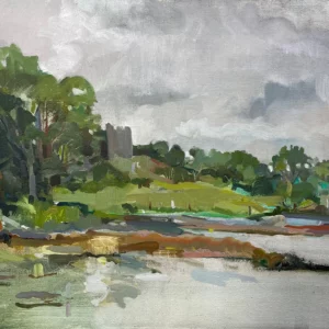 Castle Ward - Oil on Canvas - W46cms x H38cms