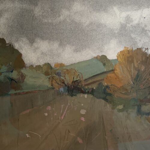 Autumn - Oil on paper