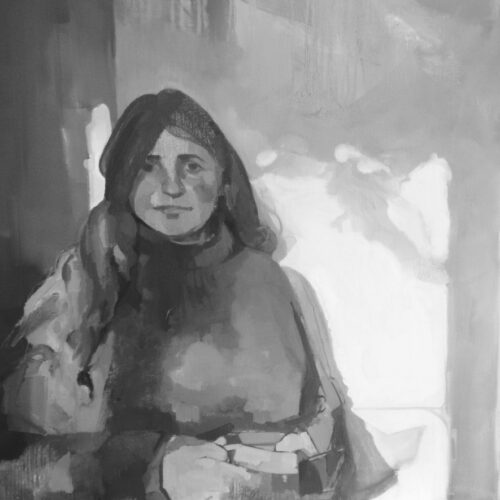 Bjork - Oil on canvas