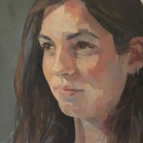 Imogens' daughter II - Oil on canvas