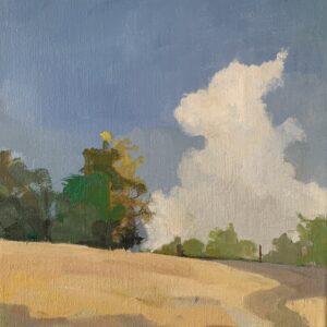 Danesbury Corn - Oil on canvas