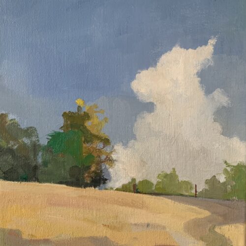 Danesbury Corn - Oil on canvas