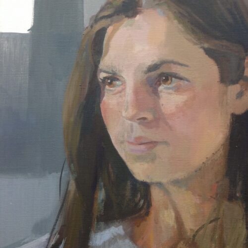 Imogens' daughter I - Oil on canvas