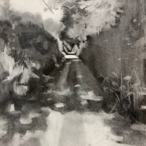 This morning I - Charcoal on paper - 58cms x 78cms