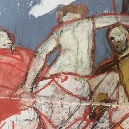 Unfaithfulness - Colour study - Pastel on paper