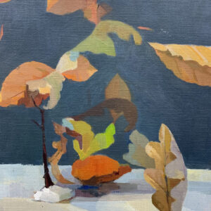 Oak and beech - Oil on canvas