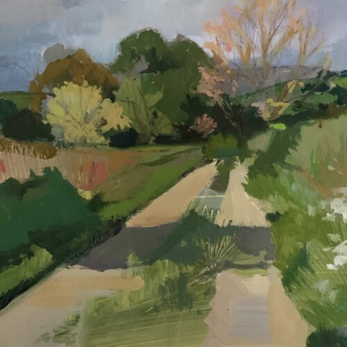 Track II - Oil on board