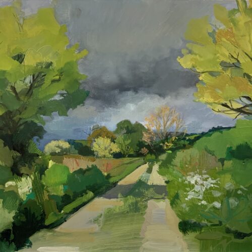 Track - Oil on board