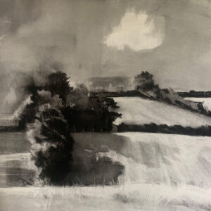 Summer puff - Charcoal on paper - 80cms x 80cms